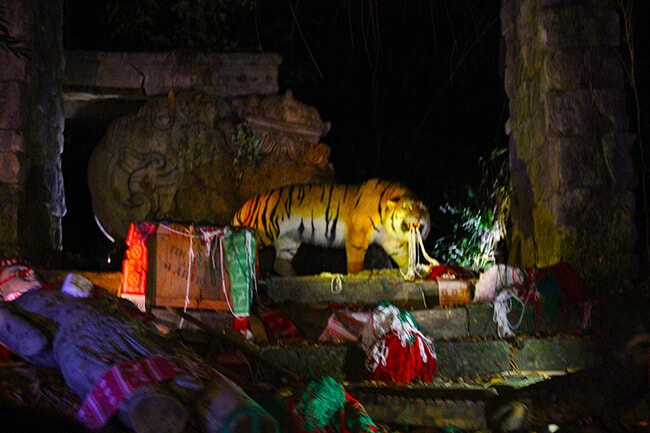 Disneyland Christmas Jingle Cruise Tiger