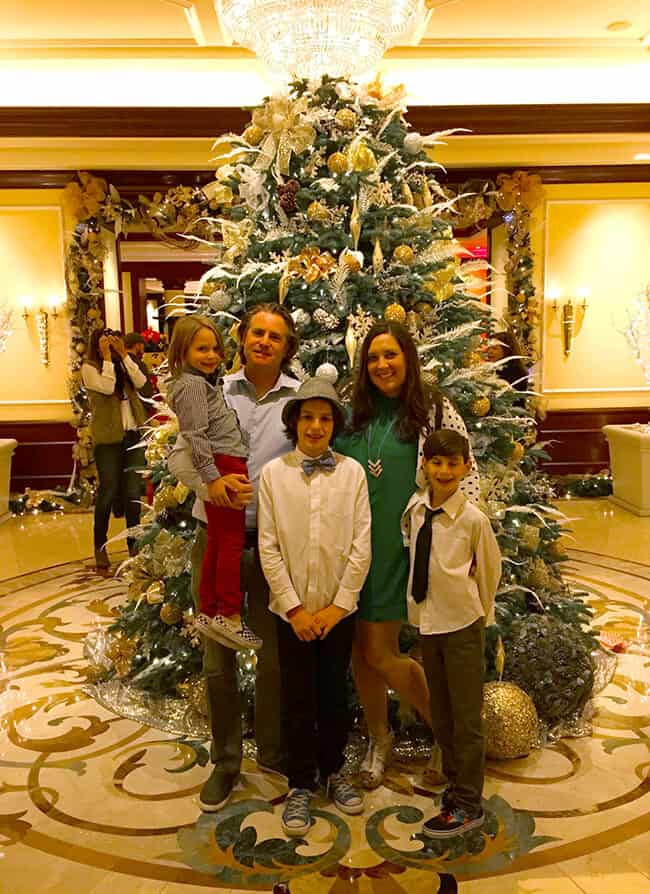 Family Photo at the Four Seasons