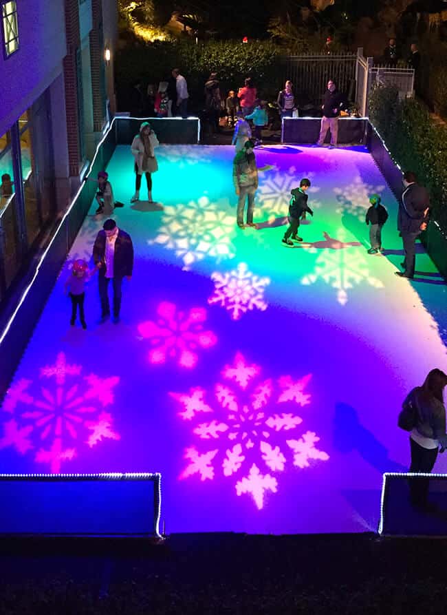 Ice Skating at the Four Seasons