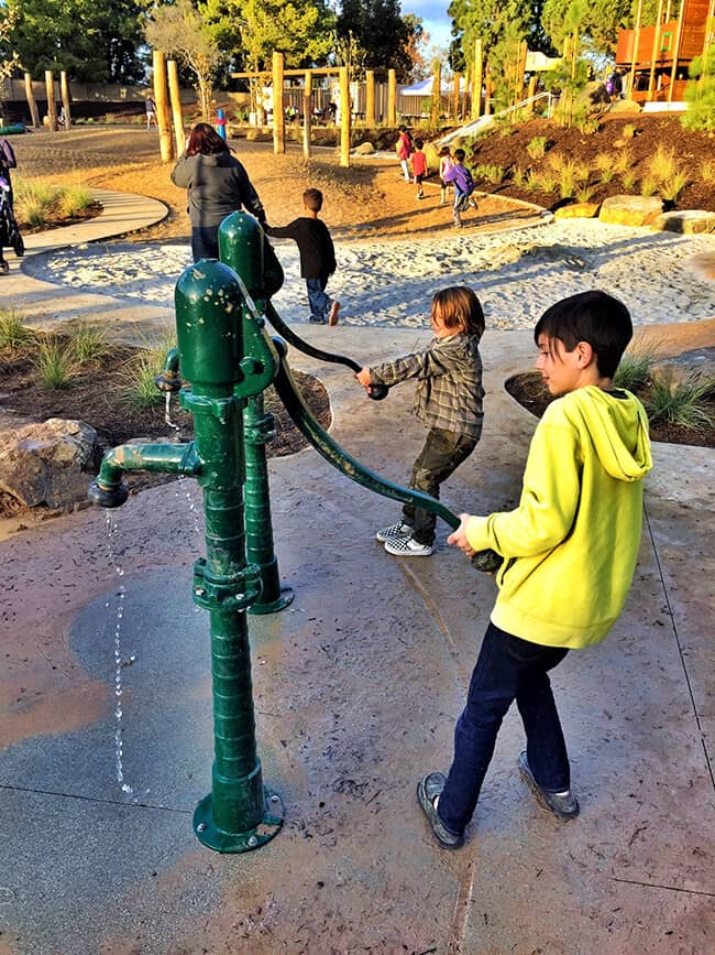 Irvine Adventure Playground Water Pumps