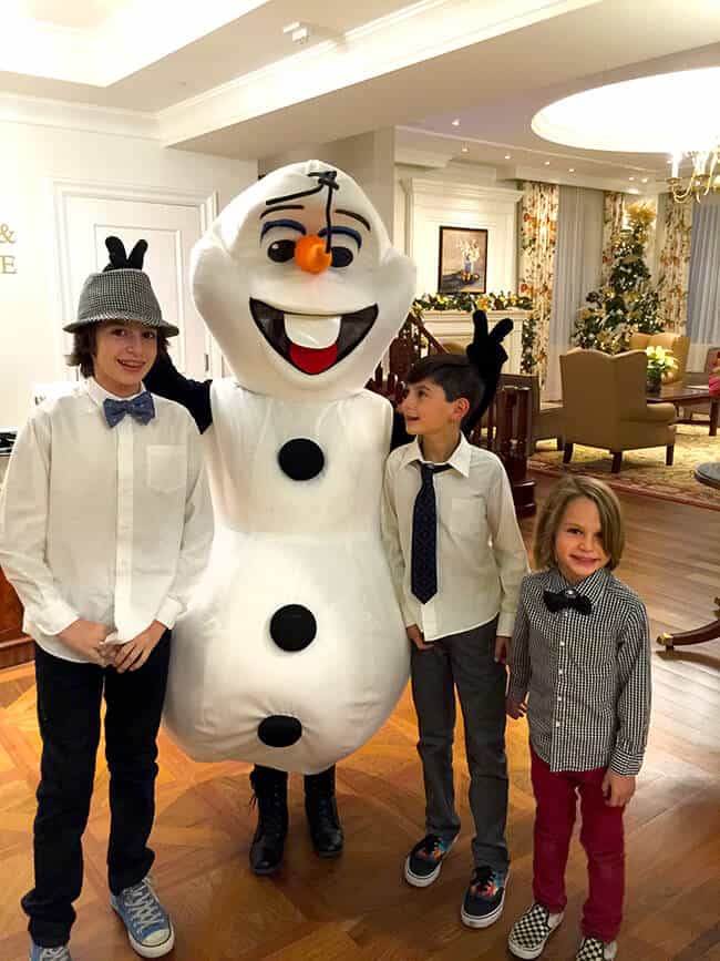 Meeting Olaf at the Four Seasons