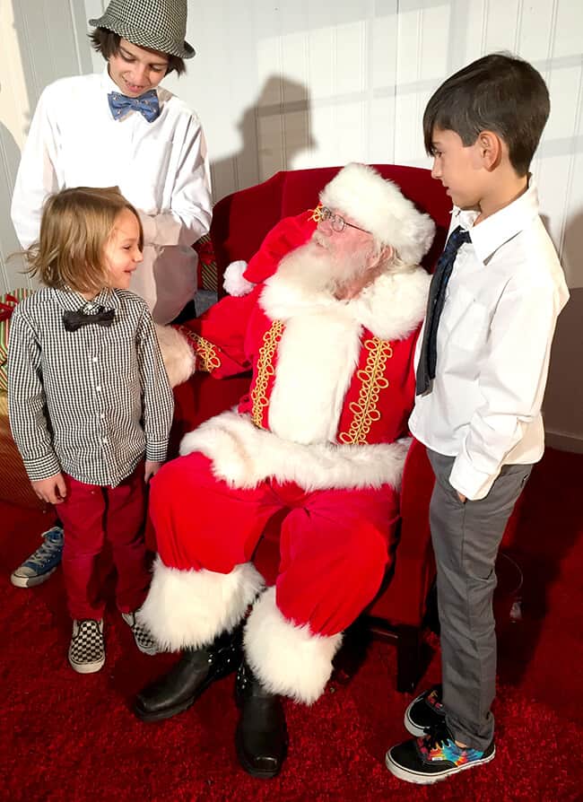 Santa at the Four Seasons