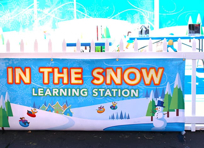 Snow Learning Station at Discovery Cube