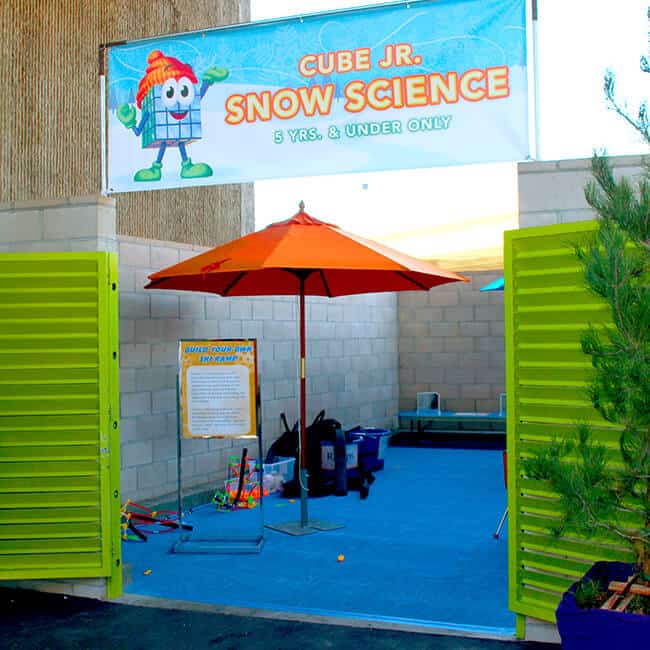 Snow Science Toddler Area