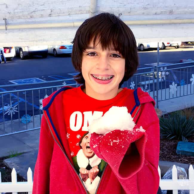 Throwing Snowballs at Discovery Cube