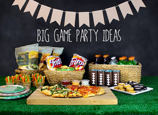 Fun Ideas  for Hosting a Kid friendly BIG Game Party  