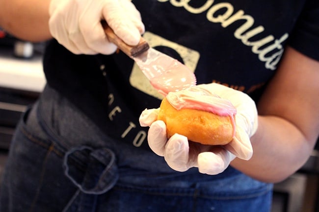 Frosting a Donut