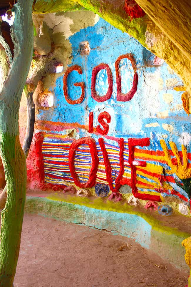 God is Love at Salvation Mountain