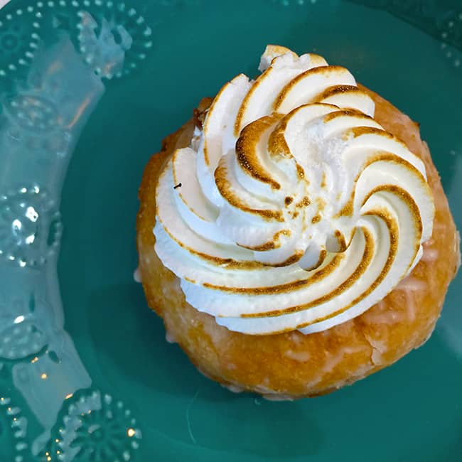 Lemon Meringue Donut