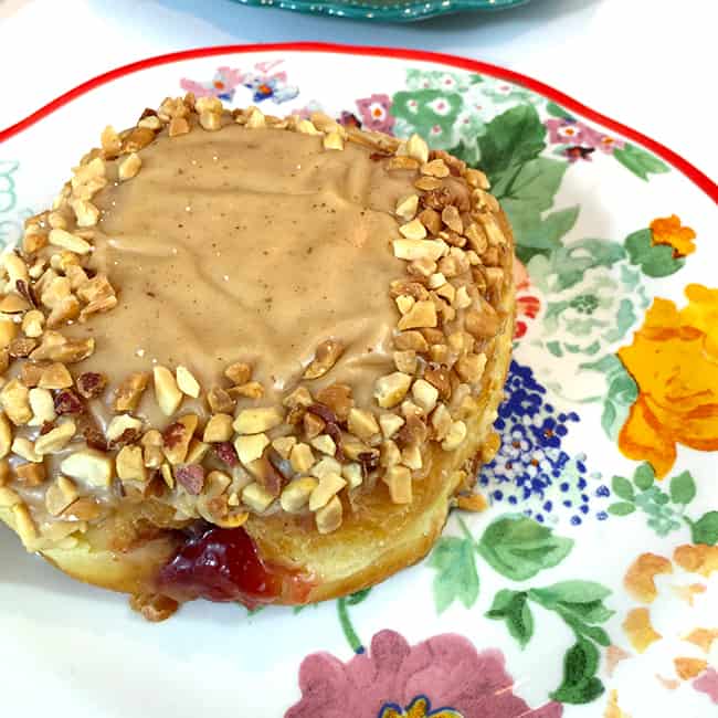 Peanut Butter and Jelly Donut