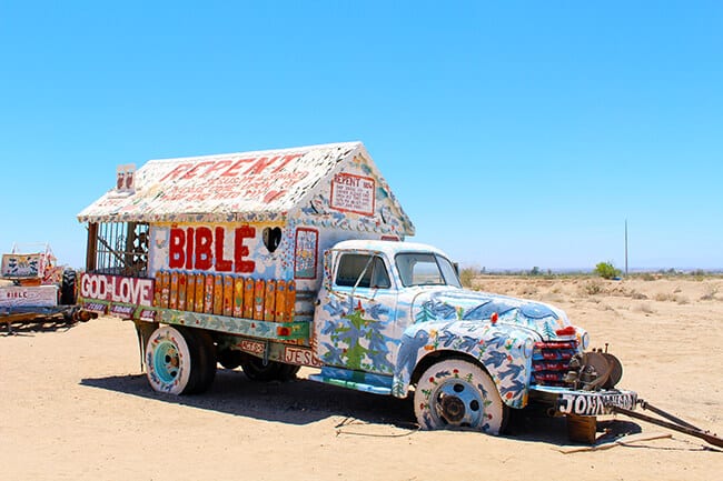 Salvation Mountain Truck