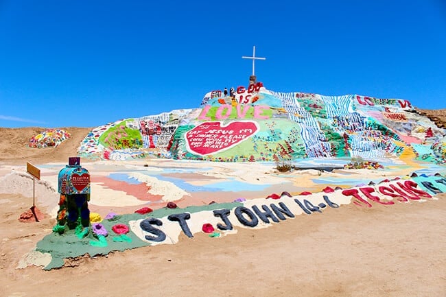 Salvation Mountain in Palm Springs