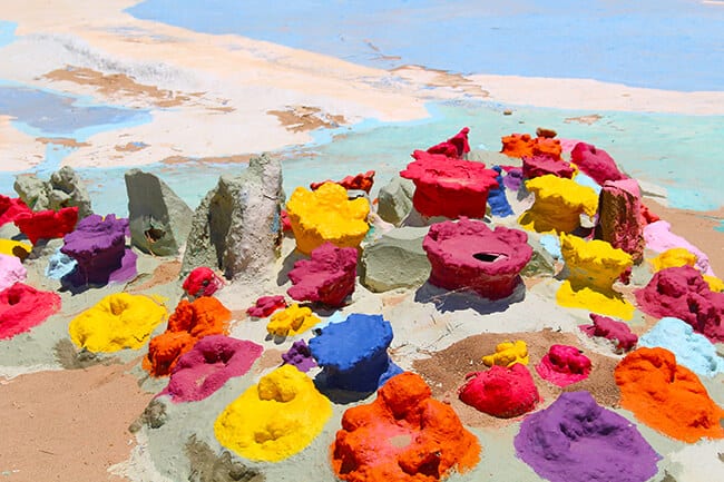 Sculptures at Salvation Mountain