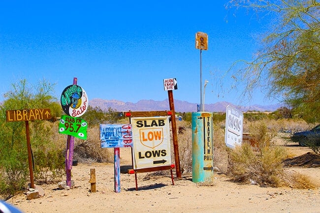 Slab City Entrance