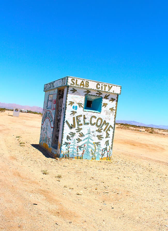 Slab City Welcome