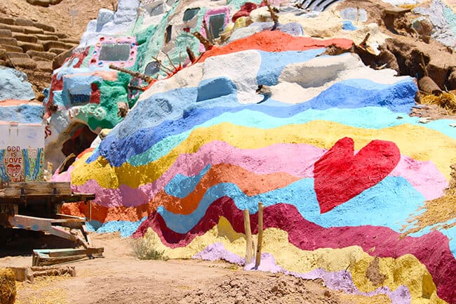 Visiting Salvation Mountain