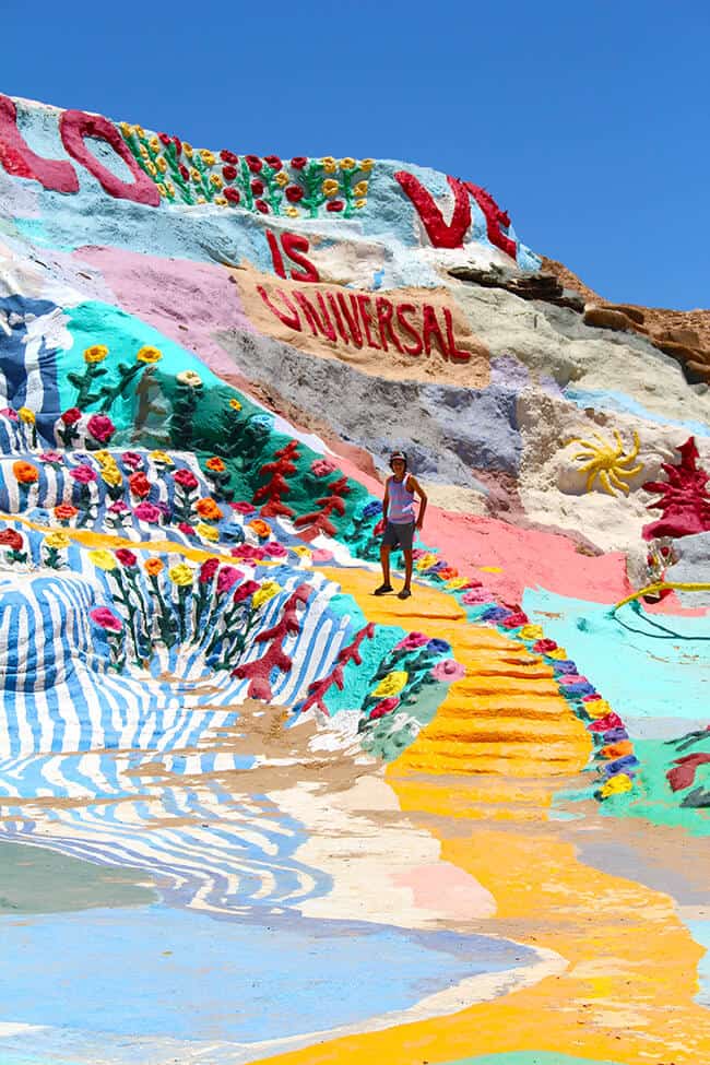 Yellow Brick Road at Salvation Mountain