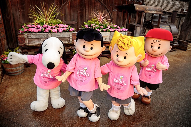 Knott's For The Cure Snoopy Gang