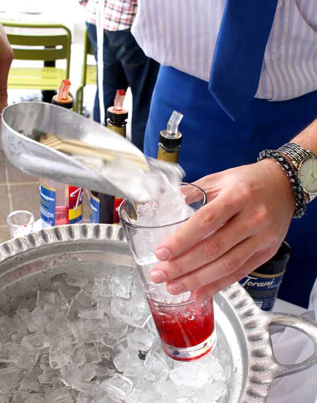 Making an Italian Soda