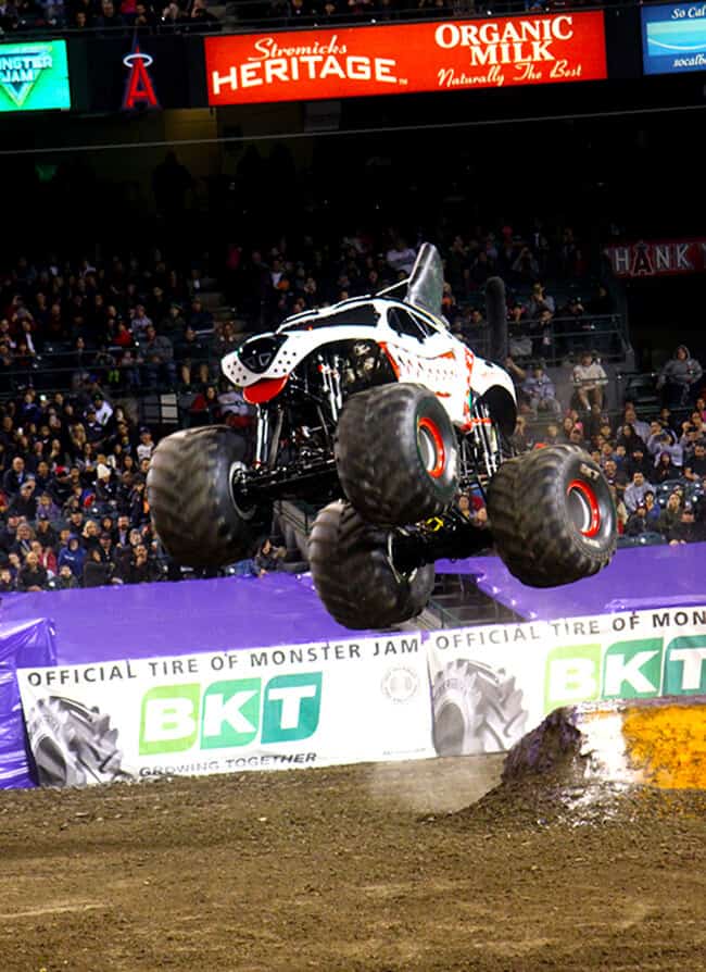 Monster Mutt Dalmation at Monster Jam in Anaheim