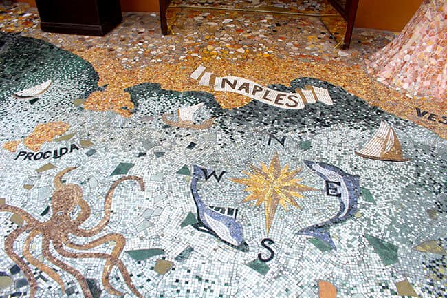 Naples Ristaurante Mosaic Entrance