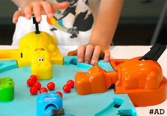 Playing-Hungry-Hippos #ad