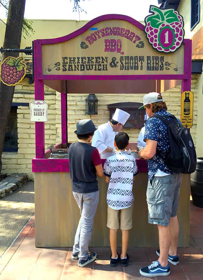 Boysenberry Tasting stands