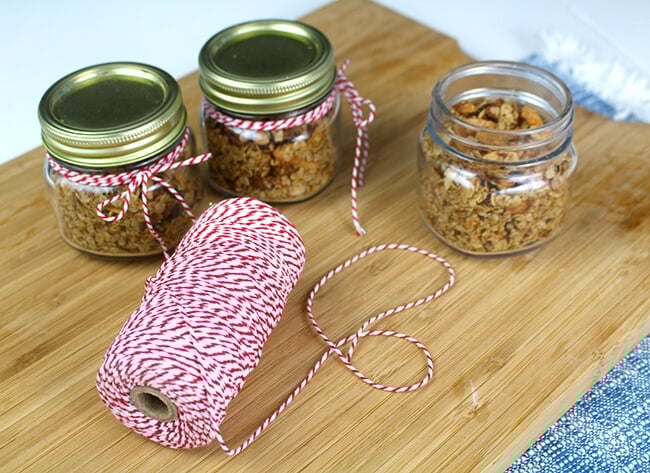 Easy DIY Healthy Granola Gifts