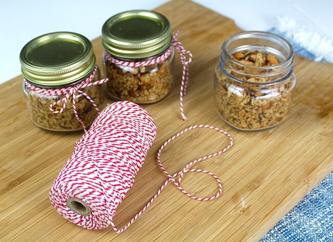 Easy DIY Healthy Granola Gifts