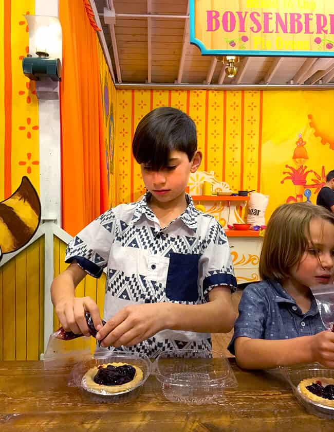 Make Your Own Boysenberry Pie at Knott's