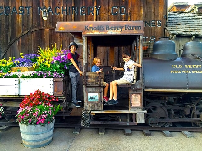 Old Train at Knott's Berry Farm