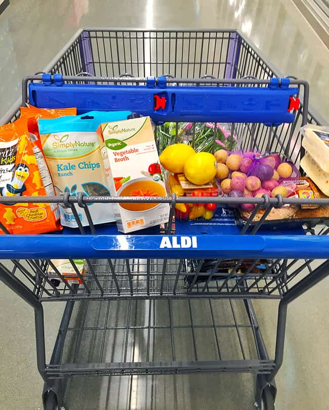 Shopping at ALDI Food Market