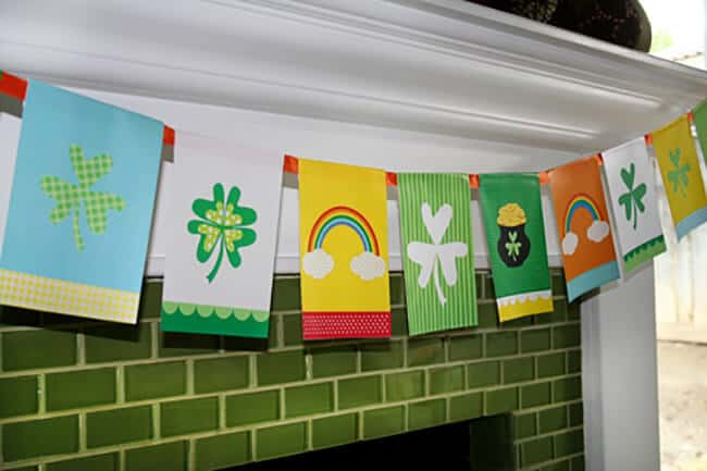 St. Patrick's Day Banner Free Printable