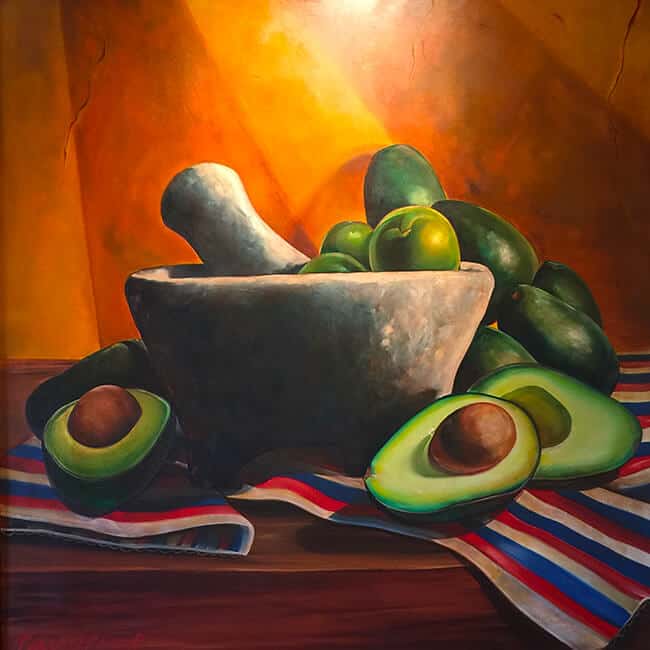 Tortilla Jo's Avocado Painting