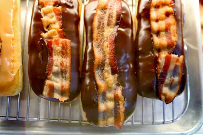 Bacon Maple Donuts