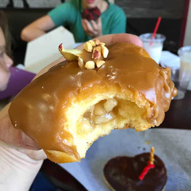 Caramel Apple Donut at Zombee Donuts