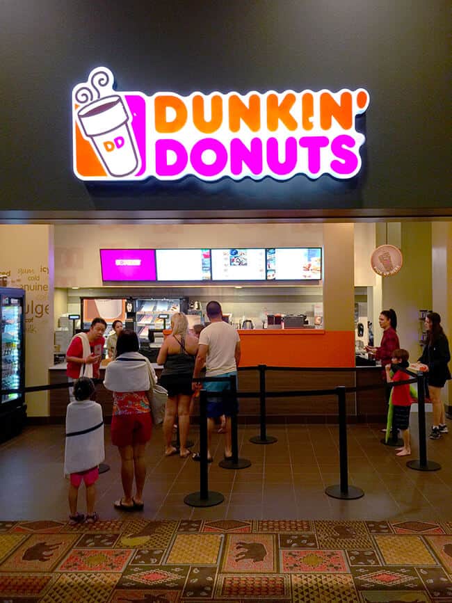 Dunkin Donuts at Great Wolf Lodge