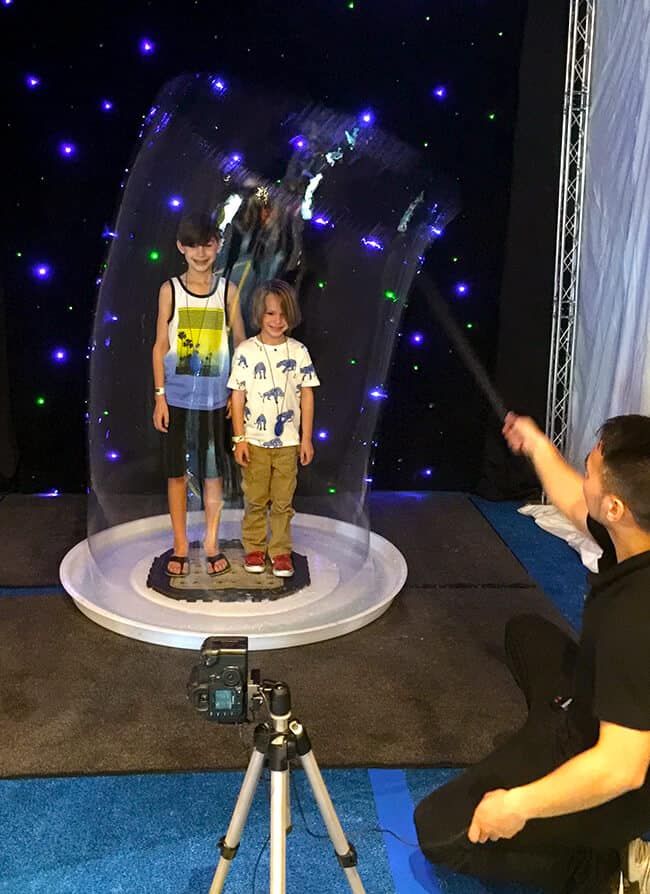 Getting A Photo in a Bubble