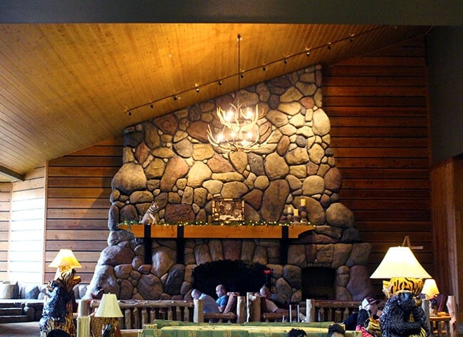 Great Wolf Lodge Fire Place