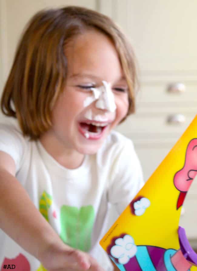 Having Fun with Pie Face Game by Hasbro copy