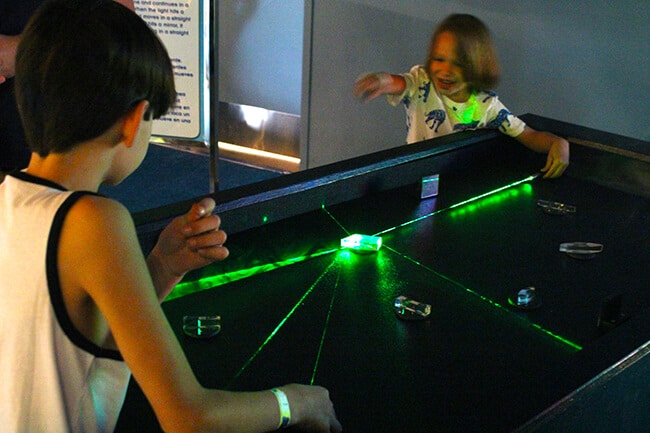 Laser Game at Bubblefest