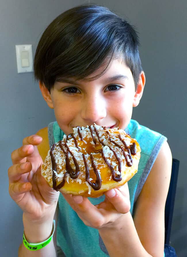 Samoa Donut at Zombee Donut