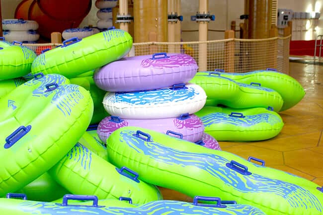 Slide Tubes at the Great Wolf Lodge