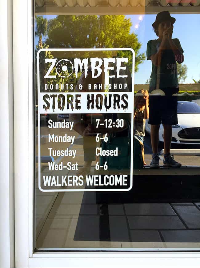 Zombee Donuts Hours