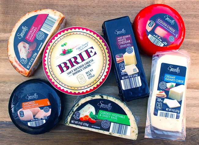 Assorted ALDI Cheeses