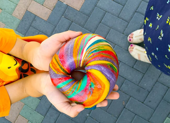 Best Rainbow Bagels in Orange County