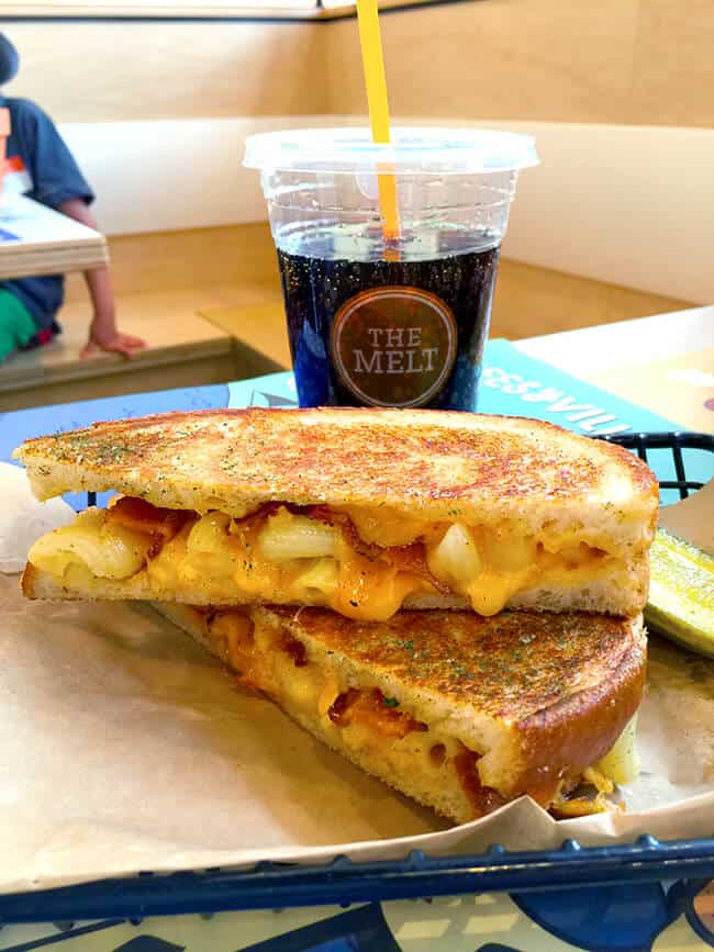 Macaroni and Cheese Grilled Cheese at The Melt