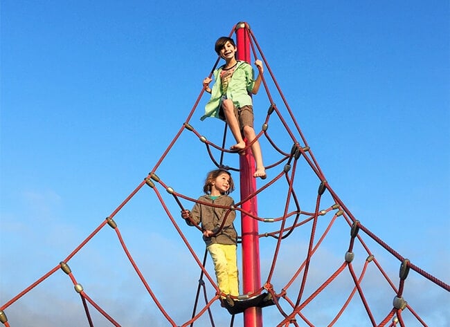 Orange County Beaches with Playgrounds