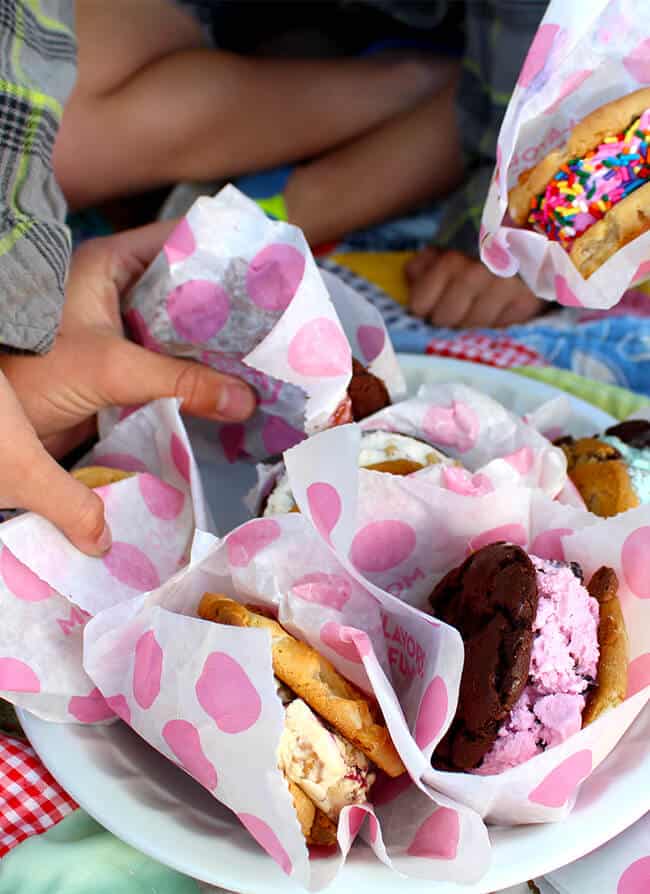 Baskin Robbin Ice Cream Party in the Park