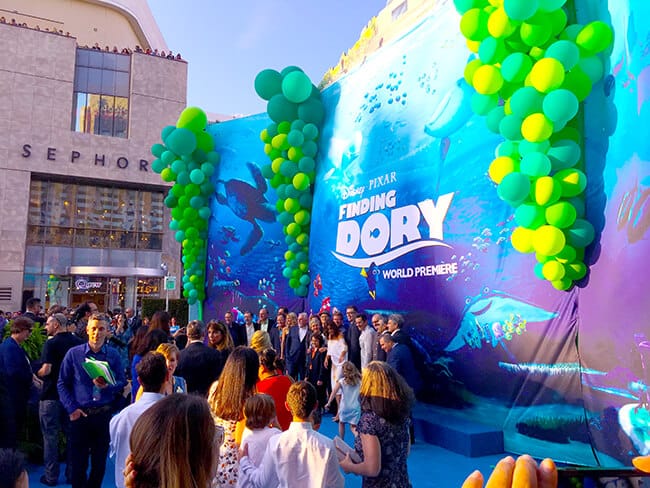 Disney Finding Dory Red Carpet